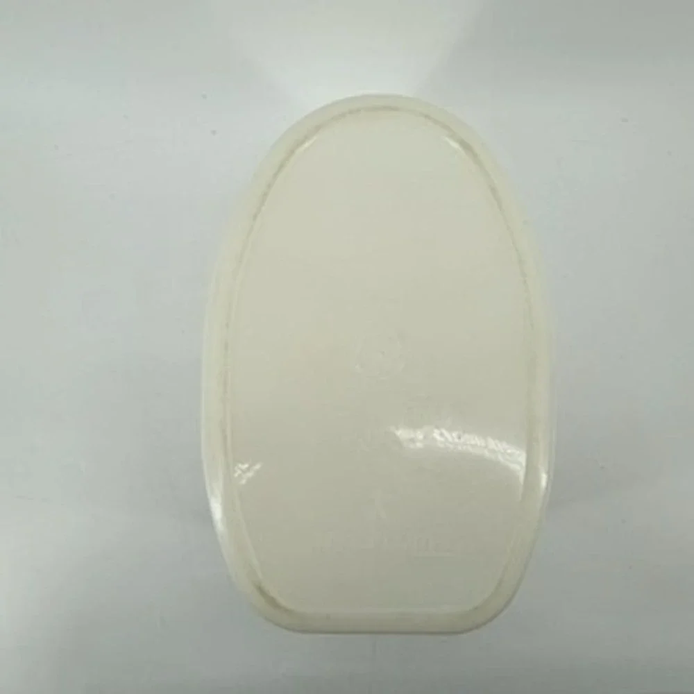 Vintage Tupperware Ham Keeper Oval Food Storage Container with Rack Almond 794